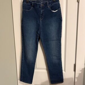 Chico’s Perfect Stretch Girlfriend Slim Leg Ankle Jeans